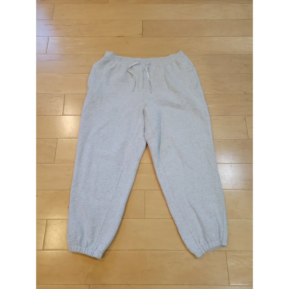 Lululemon Steady State Heathered Gray Classic Fit Jogger Pants XL M5AVRS Sporty